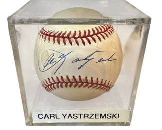 Autographed CARL YASTRZEMSKI Baseball