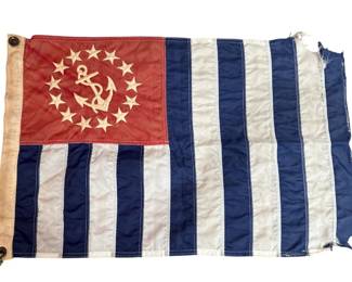 Early 13 Star US Power Squadron Flag, Nautical 