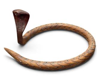 Folk Art Articulating Cobra Snake