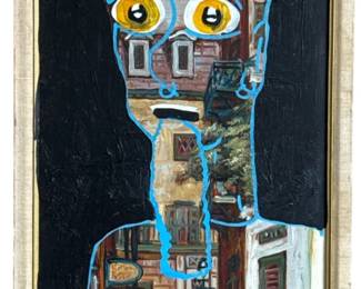 Basquiat Style Abstract Portrait 