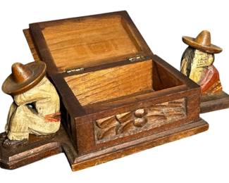 1930's 20th C Mexican Folk Art Box 