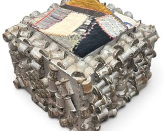 Folk Art Spool Stool