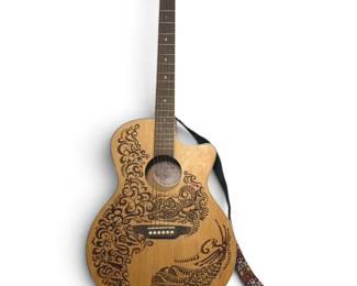 LUNA Henna Paradise Acoustic/Electric Guitar