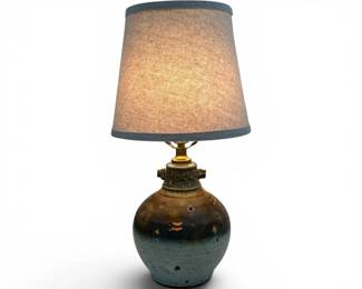 WALLY SMITH (American) Craft Art Pottery Lamp