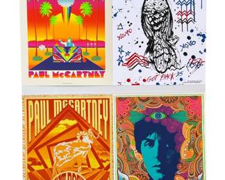 Four Exclusive PAUL MCCARTNEY "Got Back" Tour Posters