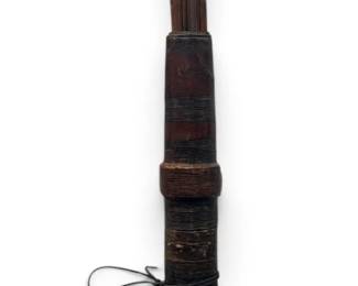 Southeast Pacific Bamboo Arrows and Leather Quiver