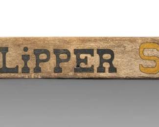 Folk Art "The Clipper Salem" Advertising Sign 