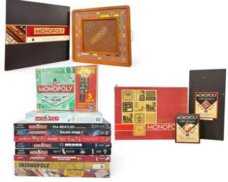 Collection Vintage and Contemporary MONOPOLY Board Games