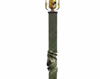 Studio Made Abstract Lamp, Pinched Metal 