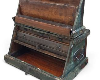 Converted Antique Steamer Trunk Tool Chest