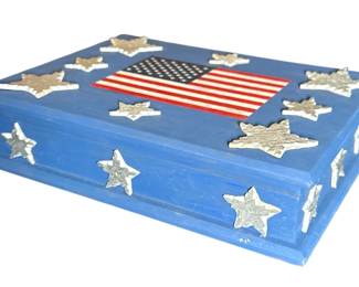 POPS CASEY (American, 20th C.) Folk Art Box