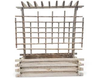 Folk Art Salesman Sample Size Garden Trellis