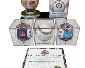 A Collection of Souvenir Baseballs