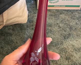 Fenton Vase, signed on the bottom. No chips or blemishes
