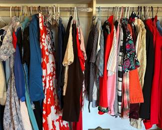 3 closets full of vintage clothing