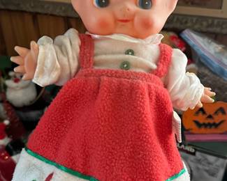 3 different Kewpie style baby dolls
