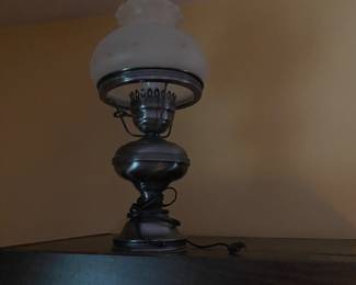 vintage oil lamp