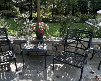 Outdoor furniture, Cushions included though not pictured.