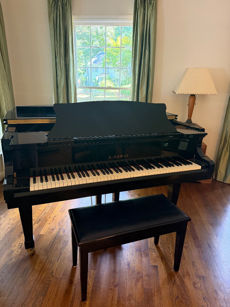 K. KAWAI BLACK BABY GRAND PIANO