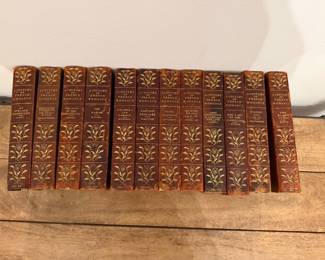 SET OF LEATHER BOOKS