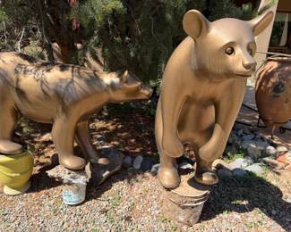 Life sized Bear's, Horse, Deer and many other animals.