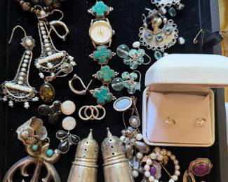 Beautiful Silver, Gold and Costume Jewelry