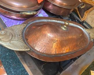 Vintage Copper Cookware - Variety