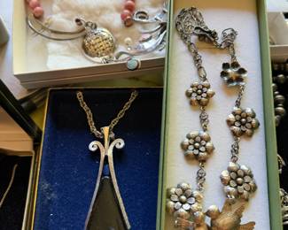 Beautiful Silver, Gold and Costume Jewelry