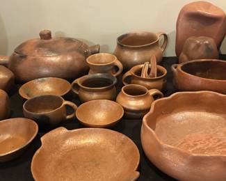Micaceous Clay Pottery - Variety