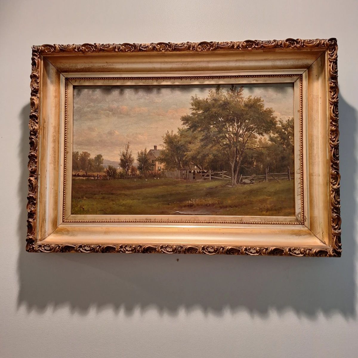 George Frank Higgins Oil on Canvas