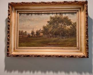 George Frank Higgins Oil on Canvas