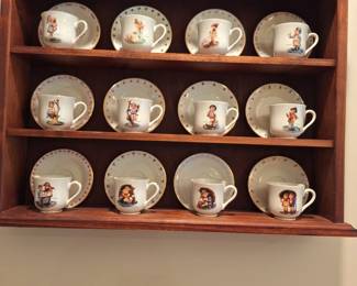M.I. Hummel "Little Companions" Mini Cup and Saucer Collection