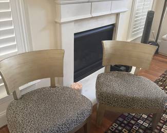 2 high end chairs