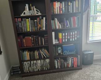 Cherry bookcase with 5 shelves (2)