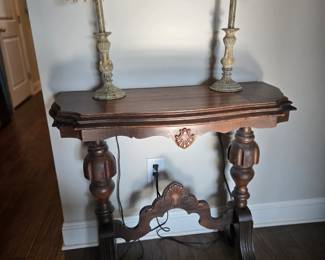 Antique entry table
