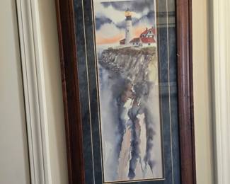 Psalm 27:1 Lighthouse print