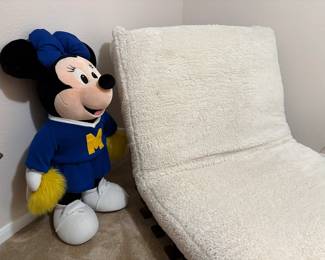 Pottery Barn Teen “Sherpa” adjustable twin-size futon sofa/bed