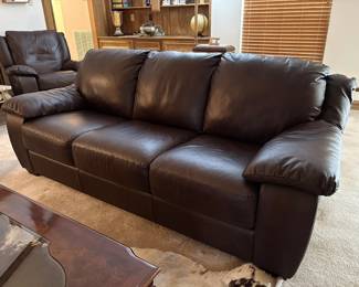 Natuzzi Italsofa leather sofa