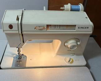 Vintage Singer Model 380 Space Saver cabinet sewing machine