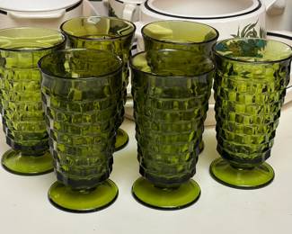 Vintage Fostoria American iced tea glasses
