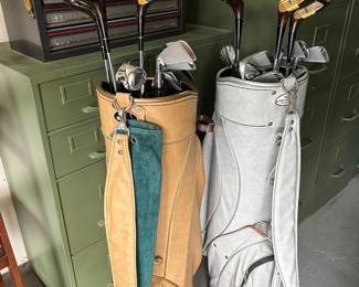 Men’s and ladies’ vintage Wilson golf clubs
