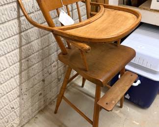 Vintage high chair