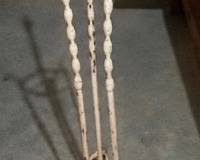Wrought iron lamp stand