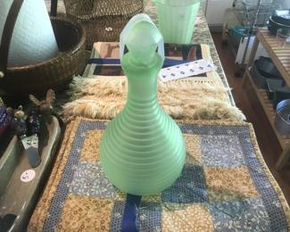 Frigidaire green uranium glass