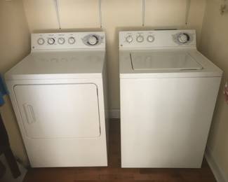 GE washer and dryer