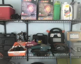 Makita sander, Mouse sander , propane heaters, 