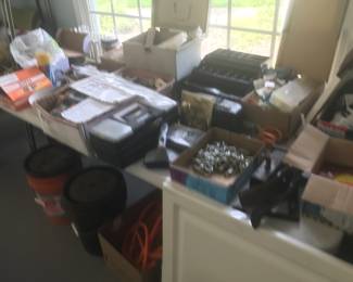Assorted tools, fishing, 