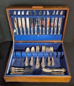 Vintage Sterling Silver Flatware Set - Reed & Barton Francis I Service for 12