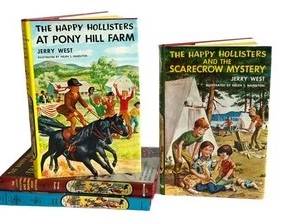 Vintage Children's Happy Hollisters Books - Jerry West (Lot of 4)