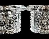 Candle Holders - Vintage Kosta Boda Daisy Pair Rolf Sinnemark